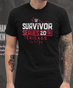 Fanatics Branded Black WWE Survivor Series 2023 Chain Link Fence T Shirt