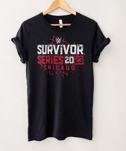 Fanatics Branded Black WWE Survivor Series 2023 Chain Link Fence T Shirt