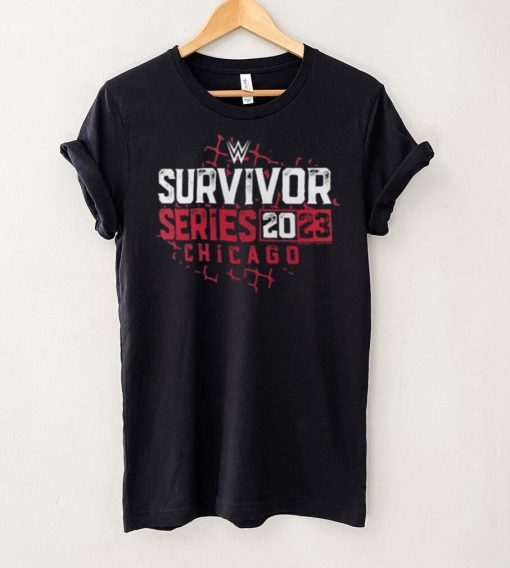 Fanatics Branded Black WWE Survivor Series 2023 Chain Link Fence T Shirt