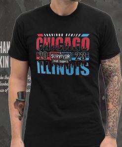 Fanatics Branded Black WWE Survivor Series 2023 War Games Chicago T Shirt