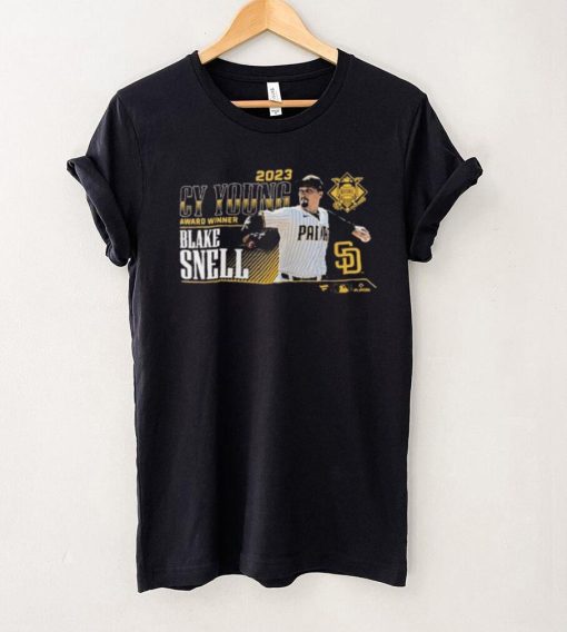 Fanatics Branded Blake Snell Brown San Diego Padres 2023 NL Cy Young Award Winner T Shirt