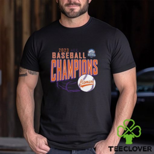 Fanatics Branded Clemson Tigers 2023 ACC Baseball Conference Tournament Champions T Shirt