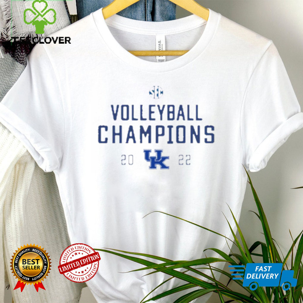 Fanatics Branded Heather Gray Kentucky Wildcats 2022 SEC Volleyball Regular Season Champions Shirt