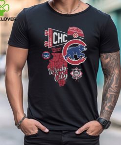 Fanatics Merchandise Chicago Cubs Profile Split Zone T Shirt