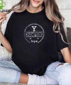 Fanatics Merchandise Yale Bulldogs Blue 84 Unisex 2024 Ivy League Men's Basketball Conference Tournament Champions T Shirt