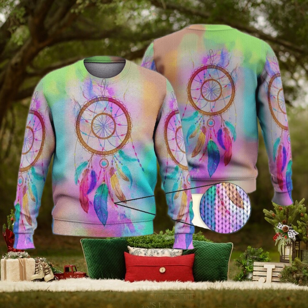 Fancy Colorful Dream Catcher 3D Printed Shirts 3D Ugly Sweater Christmas Gift Sweater Fancy Colorful Dream Catcher 3D Printed Shirts 3D Ugly Sweater Christmas Gift Sweater