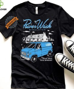 Fangamer Power Wash Simulator Wash Away Your Worries New Shirt