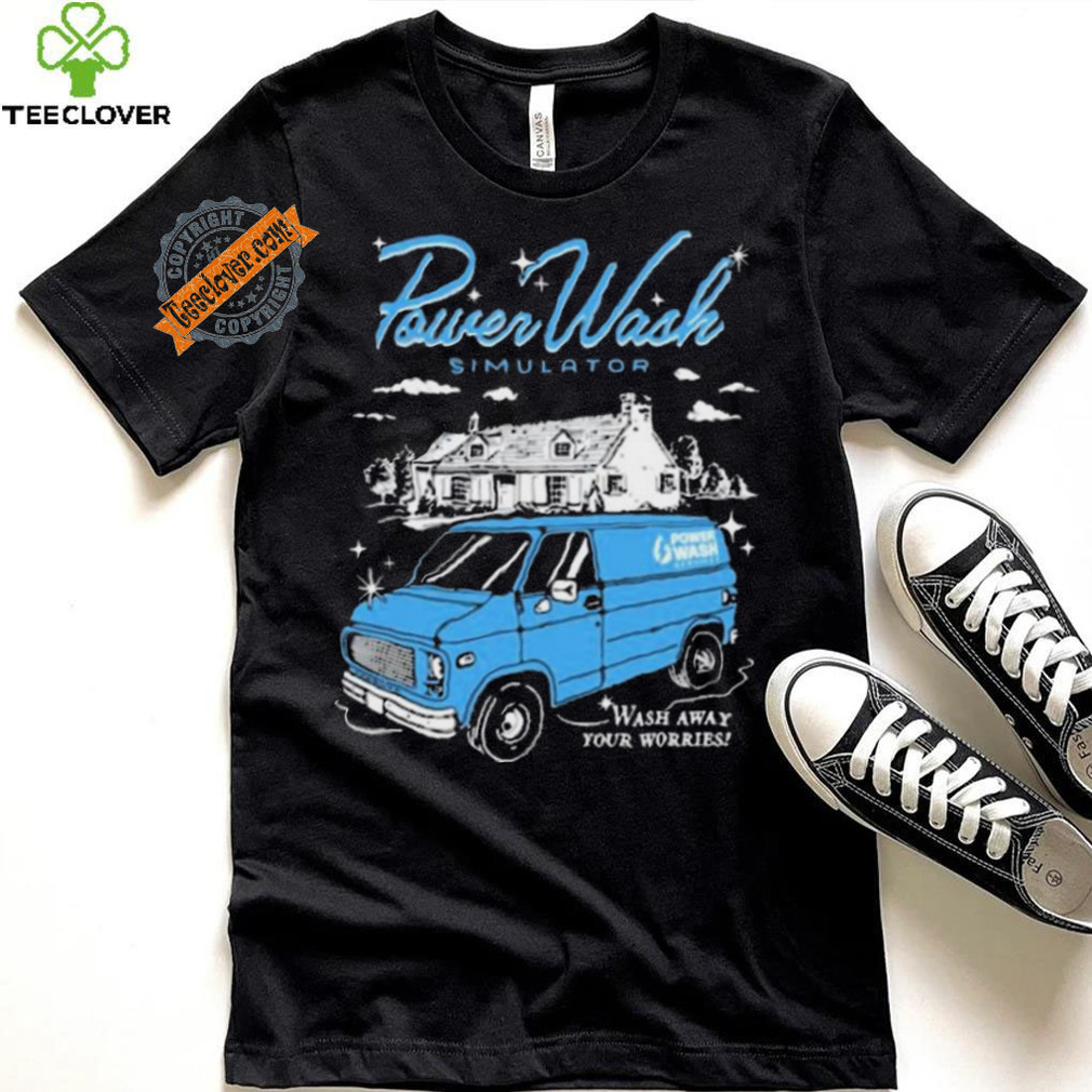 Fangamer Power Wash Simulator Wash Away Your Worries New Shirt Fangamer Power Wash Simulator Wash Away Your Worries New Shirt