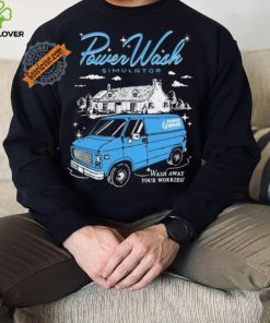 Fangamer Power Wash Simulator Wash Away Your Worries New Shirt