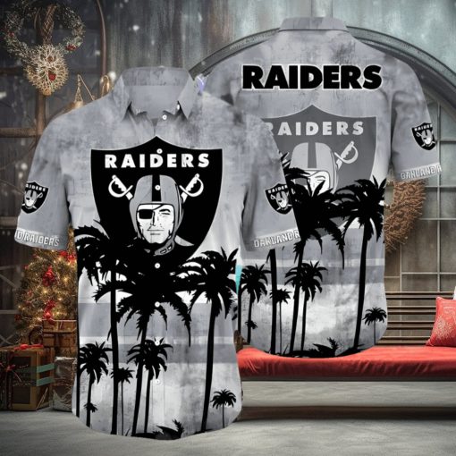 Fanmade Las Vegas Raiders Football Hawaiian Shirt Aloha Beach Summer