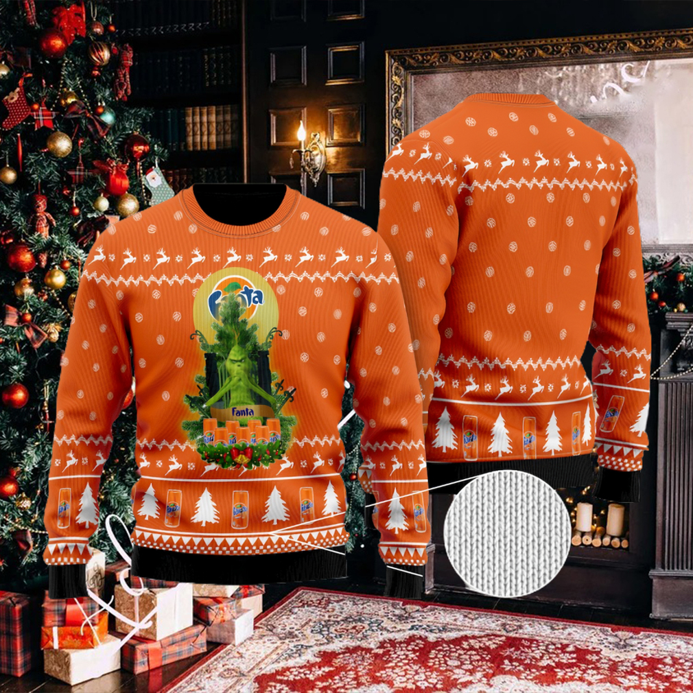 Fanta Grinch Snow Ugly Christmas Sweater Fanta Grinch Snow Ugly Christmas Sweater