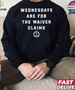 Fantasy football wednesdays are for waiver claims shirt