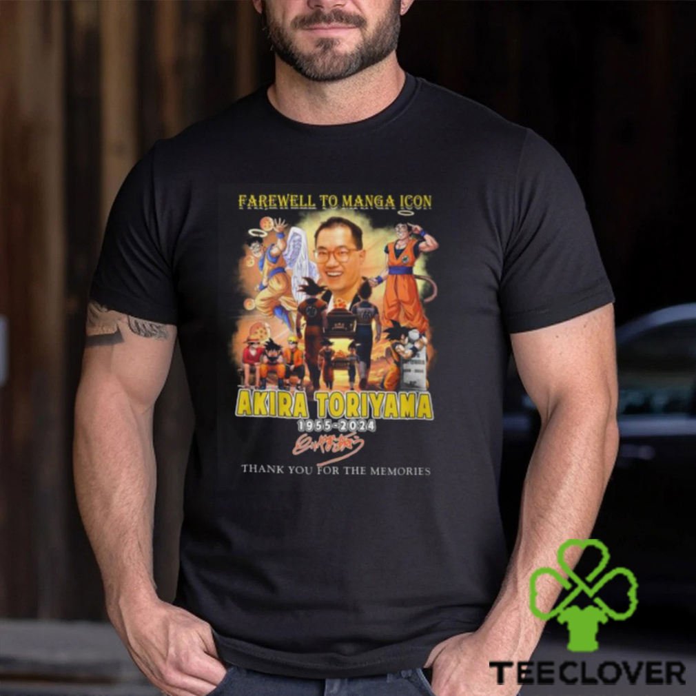 Farewell To Manga Icon Akira Toriyama 1955 2024 Thank You For The Memories T Shirt Farewell To Manga Icon Akira Toriyama 1955 2024 Thank You For The Memories T Shirt