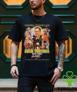 Farewell To Manga Icon Akira Toriyama 1955 2024 Thank You For The Memories T Shirt