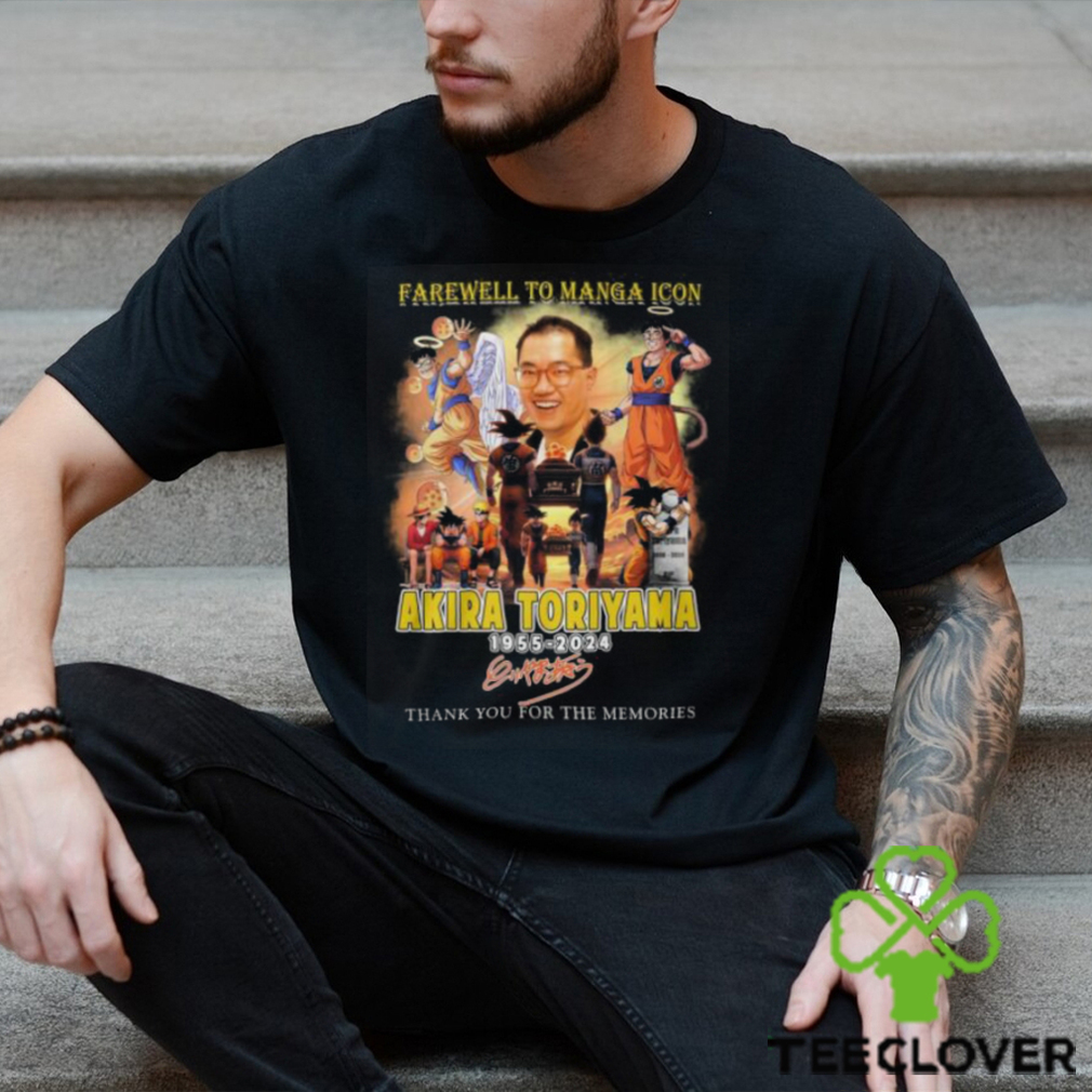 Farewell To Manga Icon Akira Toriyama 1955 2024 Thank You For The Memories T Shirt Farewell To Manga Icon Akira Toriyama 1955 2024 Thank You For The Memories T Shirt