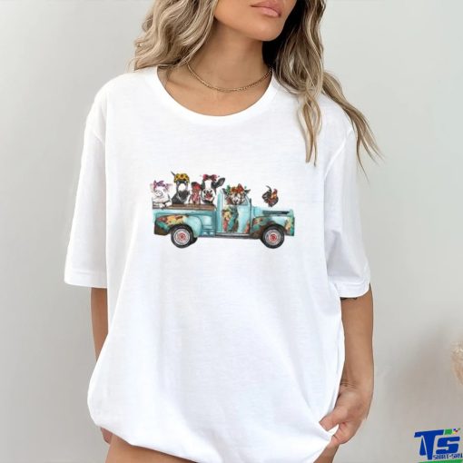 Farm Animal Truck Shirt For Birthday Gift Women Cute Classic Sweatshirt