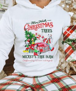 Farm fresh Christmas trees Mickey’s tree farm retro hoodie, sweater, longsleeve, shirt v-neck, t-shirt