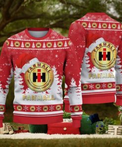 Farmall Logo Wearing Santa Hat Christmas Gift Ugly Christmas Sweater Christmas Gift Ideas