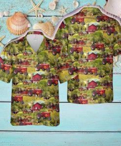 Farmall M with Sheppard Diesel Conversion Tractor Hawaiian Shirt Unisex Fans Gift