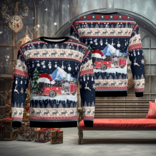 Farmington, Illinois, Farmington Fire Protection District Aop Ugly Sweater