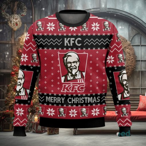 Fast Food KFC 3D Ugly Christmas Sweater Men And Women Christmas Gift