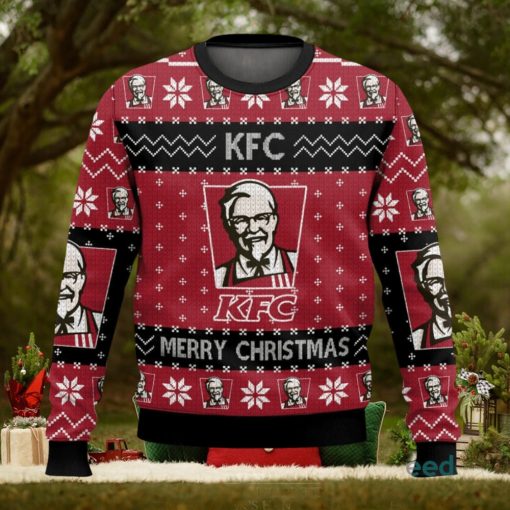 Fast Food KFC 3D Ugly Christmas Sweater Men And Women Christmas Gift