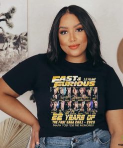 Fast & Furious 10 Films 22 Years Of The Fast Saga 2001 – 2023 Thank You For The Memories T Shirt 2 Fast & Furious 10 Films 22 Years Of The Fast Saga 2001 – 2023 Thank You For The Memories T Shirt