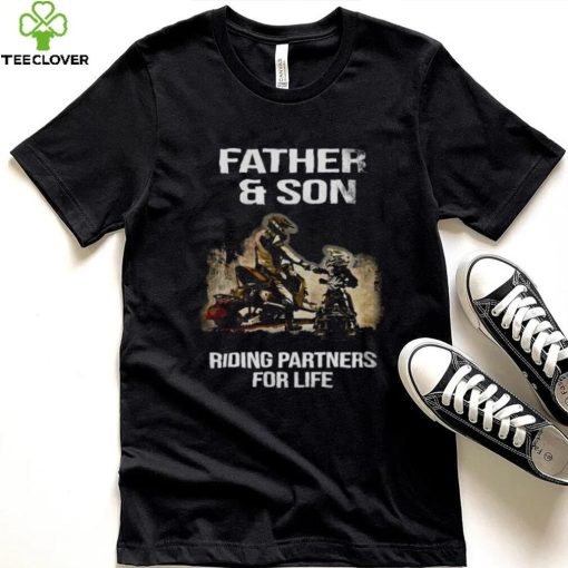 Father And Son Riding Partners For Life Shirt