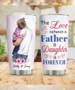 Father Daughter Forever Personalized Tumbler