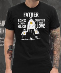 Father son’s first hero daughter’s first love Los Angeles Lakers basketball logo shirt