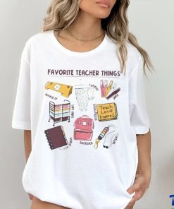 Favorite Teacher Things Retro Shirt