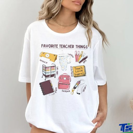 Favorite Teacher Things Retro Shirt
