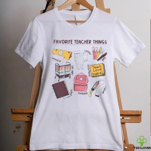 Favorite Teacher Things Retro Shirt
