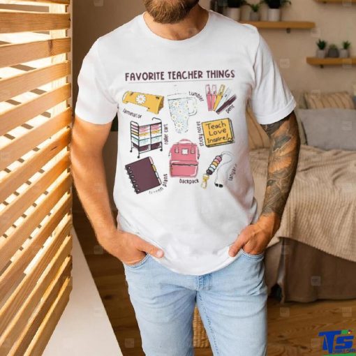 Favorite Teacher Things Retro Shirt