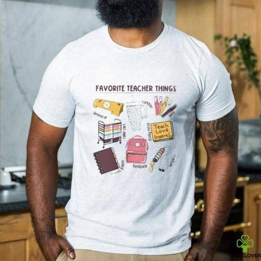 Favorite Teacher Things Retro Shirt