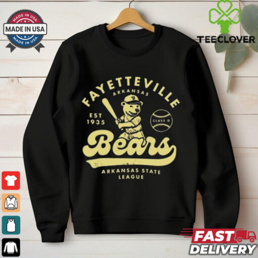 Fayetteville Bears Arkansas Vintage Defunct Baseball Teams Shirt