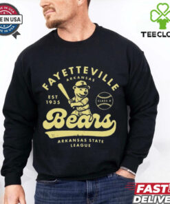 Fayetteville Bears Arkansas Vintage Defunct Baseball Teams Shirt