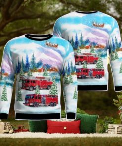 Fayetteville Fire Department AOP Ugly Sweater Gift For Christmas