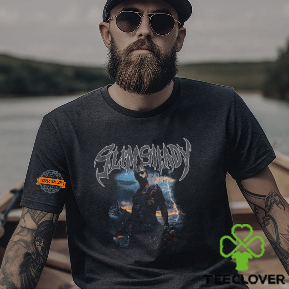 Eminem The Death Of Slim Shady Chainsaw Shady Classic T Shirt Eminem The Death Of Slim Shady Chainsaw Shady Classic T Shirt