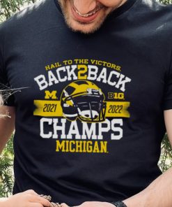 Michigan Wolverines hail to the victors back to back champs hoodie, sweater, longsleeve, shirt v-neck, t-shirt