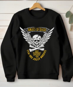 Fear The Bones Angel Of Death Jolly Rogers Navy Midshipmen Shirt
