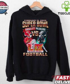 Feb 9 2025 Super Bowl Kansas City Vs Philadelphia Football shirt