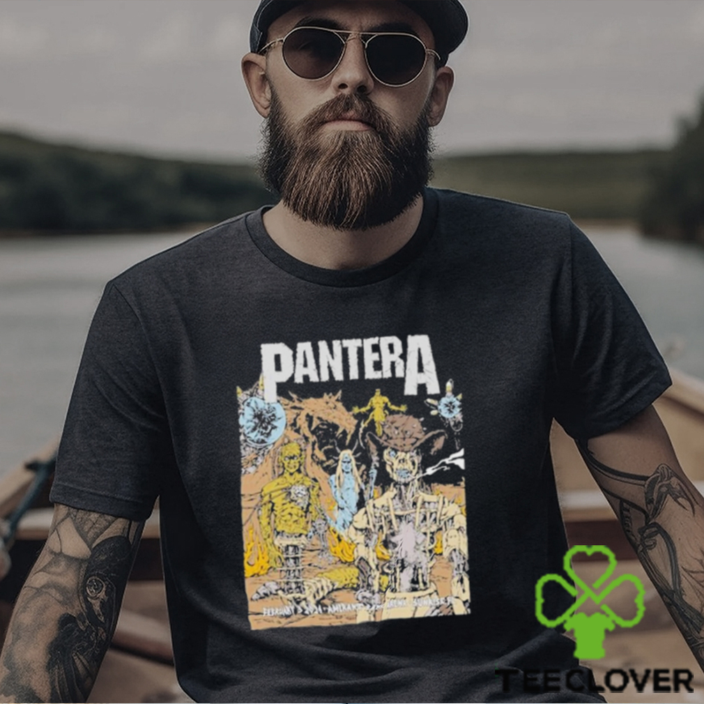 February 3 Sunrise, FL Pantera Amerant Bank Arena Shirt February 3 Sunrise, FL Pantera Amerant Bank Arena Shirt