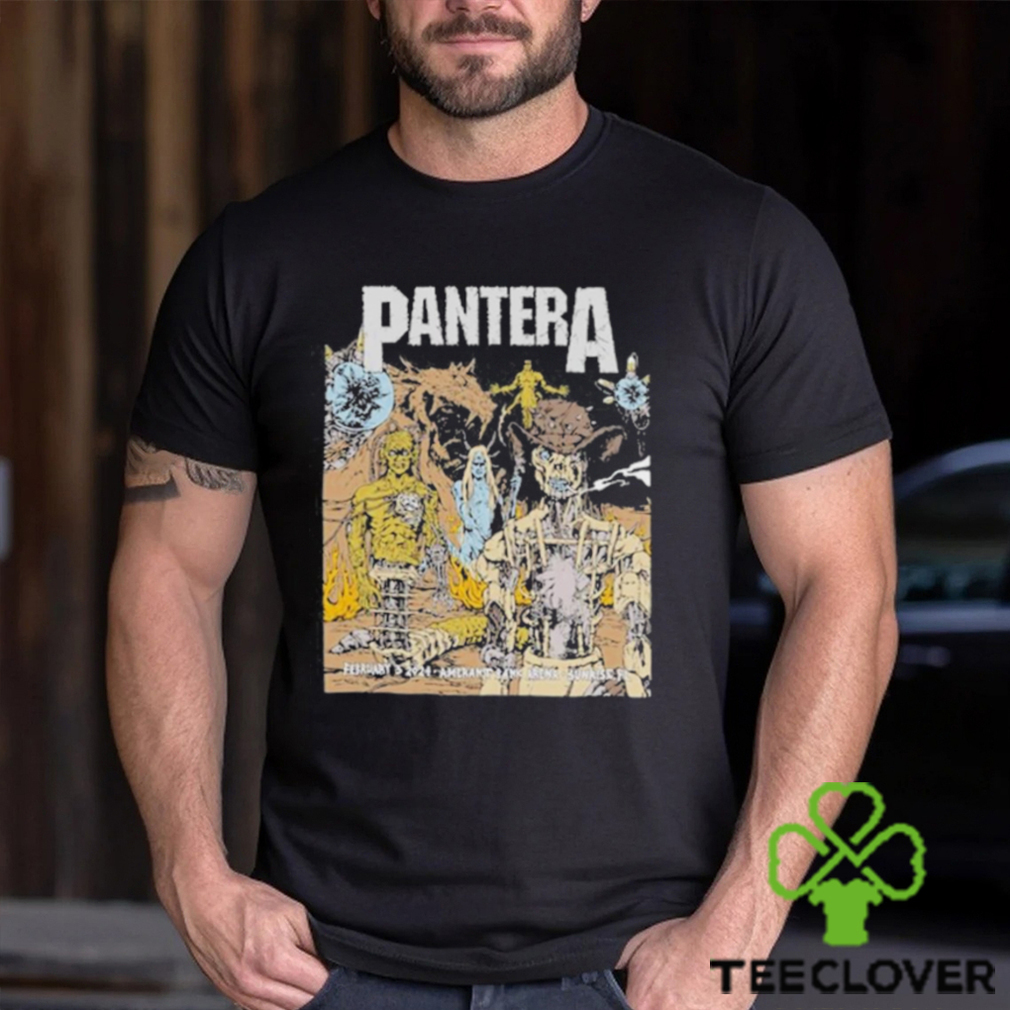 February 3 Sunrise, FL Pantera Amerant Bank Arena Shirt February 3 Sunrise, FL Pantera Amerant Bank Arena Shirt