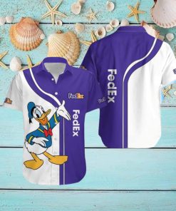 FedEx Logo Brand Donald Duck Hawaiian Shirt Gift Summer