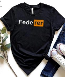 Federer Serve Forehand Backhand Drop Shot Chips Charge Sabr Tweener T Shirt