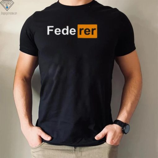 Federer Serve Forehand Backhand Drop Shot Chips Charge Sabr Tweener T Shirt