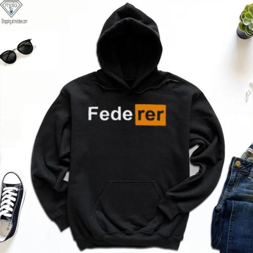 Federer Serve Forehand Backhand Drop Shot Chips Charge Sabr Tweener T Shirt