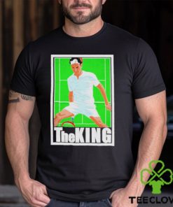 Federer tennis player hero vintage the king shirt