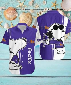 Fedex Island Logo Brand Snoopy Hawaiian Shirt Gift Summer